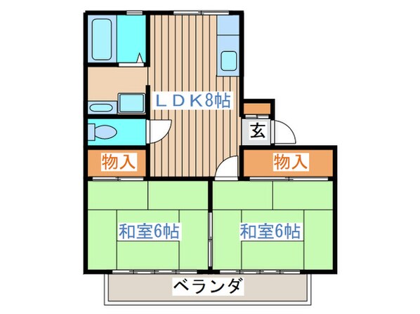 ＴレジデンスⅠの物件間取画像